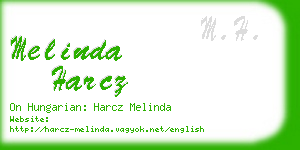 melinda harcz business card